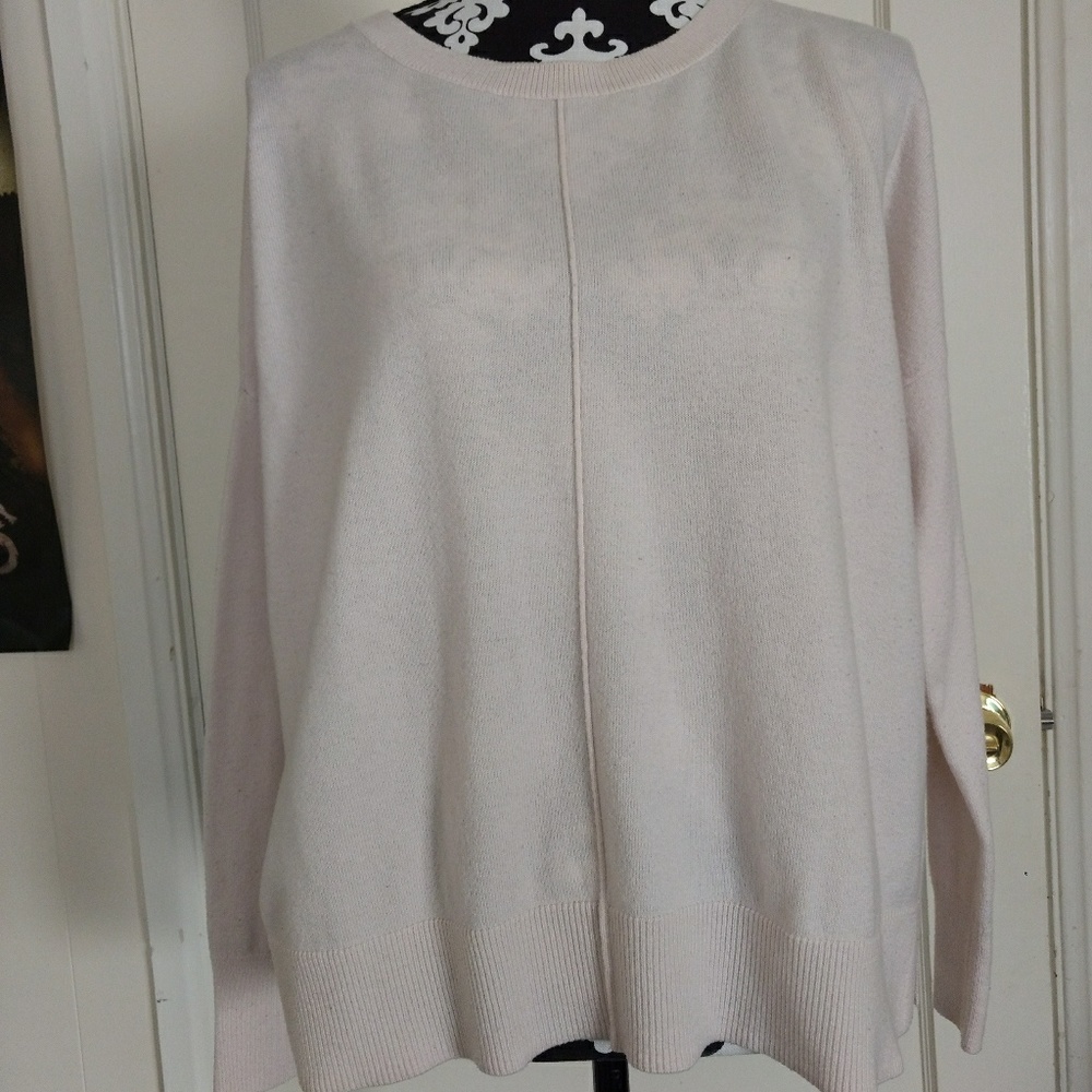 Lightweight pastel pink sweater